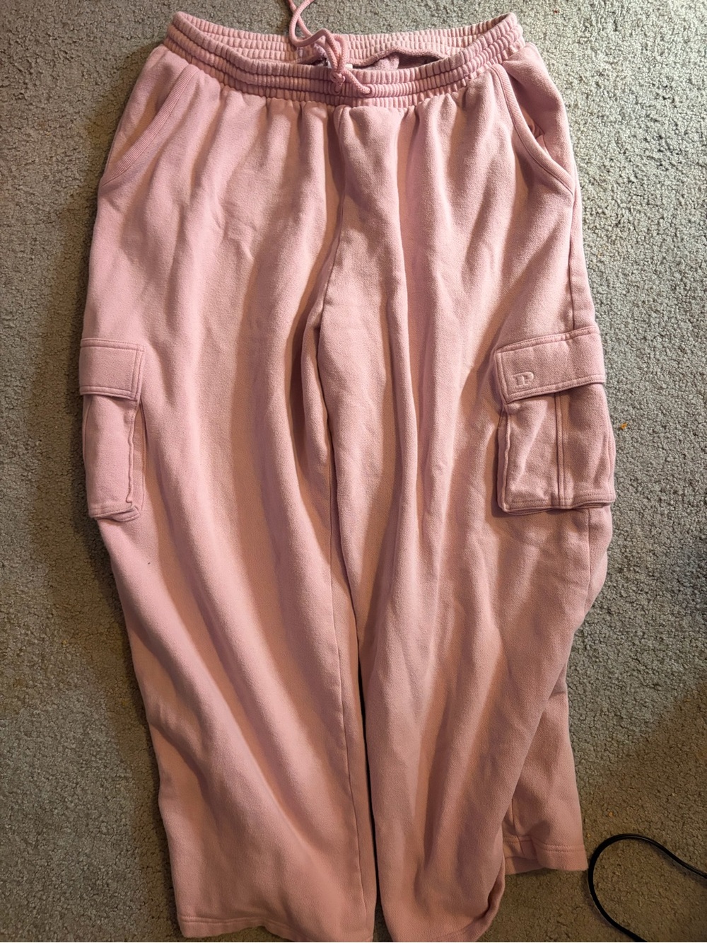 PINK Victoria's Secret Dusty Pink Cargo Joggers